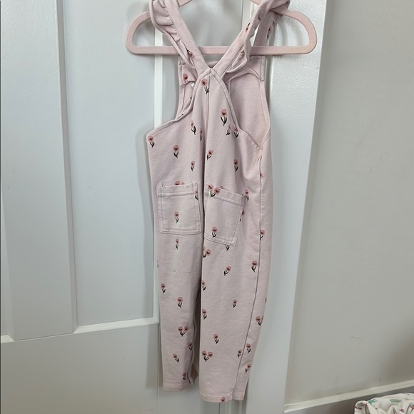 Angel Dear Front Snap Ruffle Overalls - Picture 5 of 7